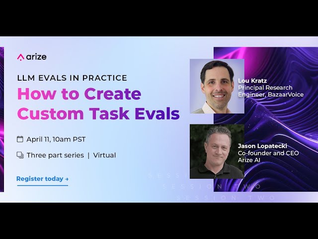 LLM Evals In Practice: Creating Custom Task Evals
